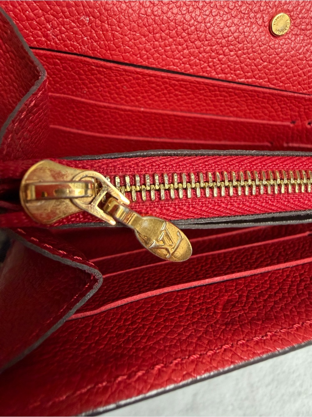Louis Vuitton Portefeuille Pallas Long Wallet Logo Dust Bag LV Monogram Wallet - Picture 11 of 13
